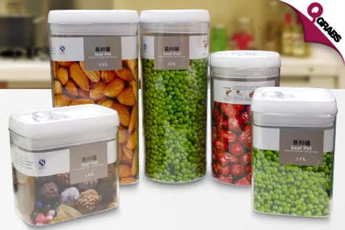 From QR25 Retain Food’s Freshness with Airtight Stackable Storage Containers Available in Different Shapes & Sizes! (Up to QR170 Value)